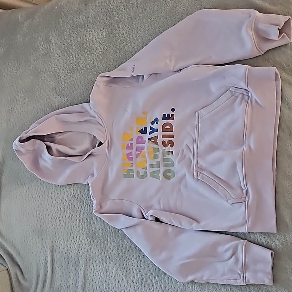 Columbia Size Medium Purple Hoodie